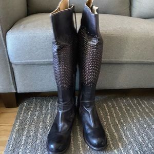 Bed Stu Knee High Leather Boots